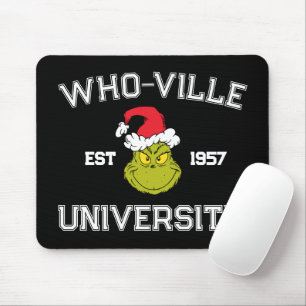 Mousepad Grinch Universidade de Who-ville Estabelecida em