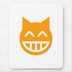 Mousepad Grinning Emoji Cat