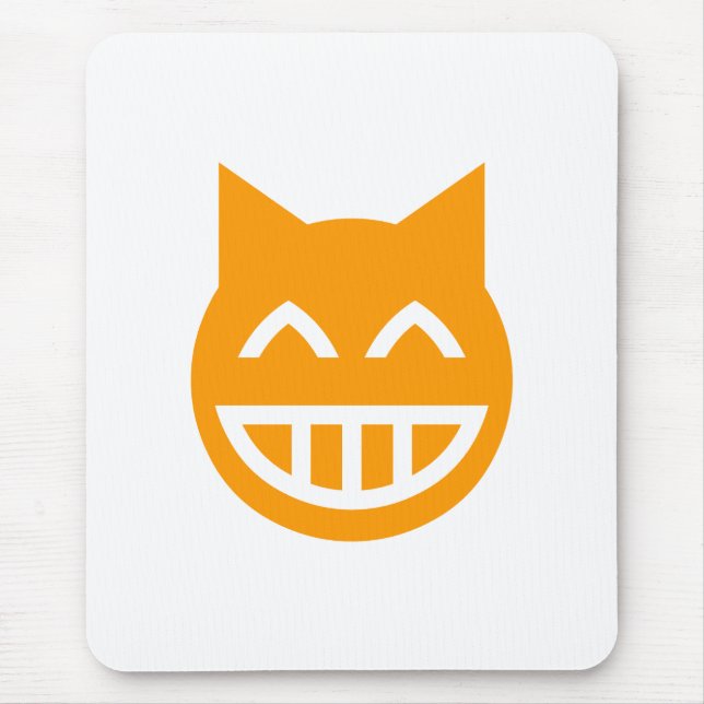 Mousepad Grinning Emoji Cat (Frente)