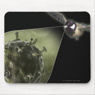 Mousepad Gripe aviária que sai do pássaro