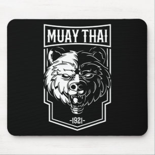 Mousepad Grizzly Muay Thai - Presente de Boxe Tailandês e K