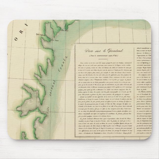 Mousepad Groenlândia Oriental 20 (Frente)