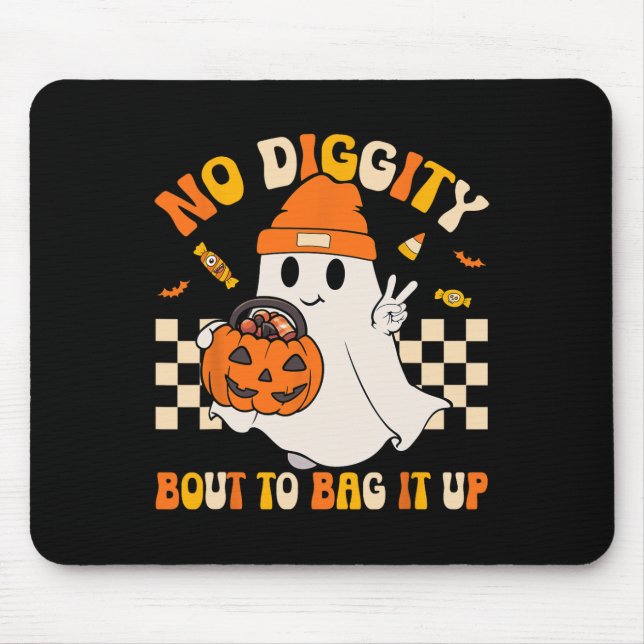 Mousepad Grooveen Ghost Boo Sem Diggidade Bout to Bag (Frente)