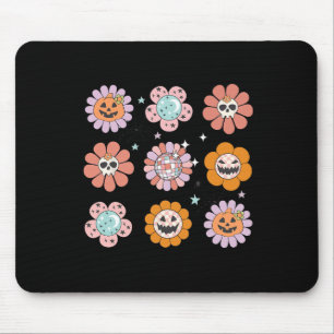 Mousepad Grooveen Halloween Smile Face Disco Retro Pumpkin