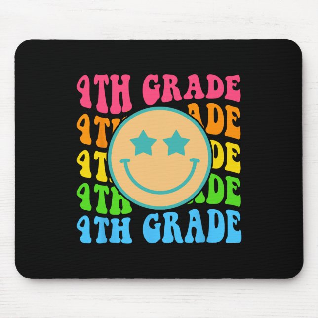 Mousepad Groovy 4º Grau Vibes Enfrentam Professores Retro D (Frente)