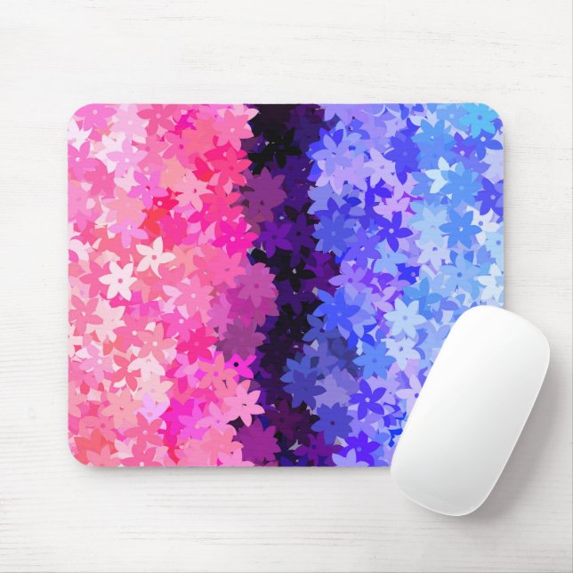 Mousepad Groovy Boho Excêntrico Retro Floral Orgulho Omniss (Com mouse)