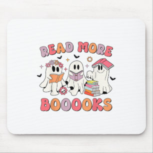 Mousepad Groovy Boooks Ghost Leia Mais Livros Engraçado Pro