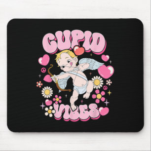 Mousepad Groovy Cupido Vibrações do Dia dos Namorados Casal