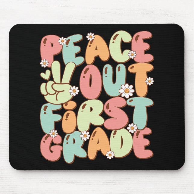 Mousepad Groovy De Primeiro Grau No Último Dia Da Escola De (Frente)