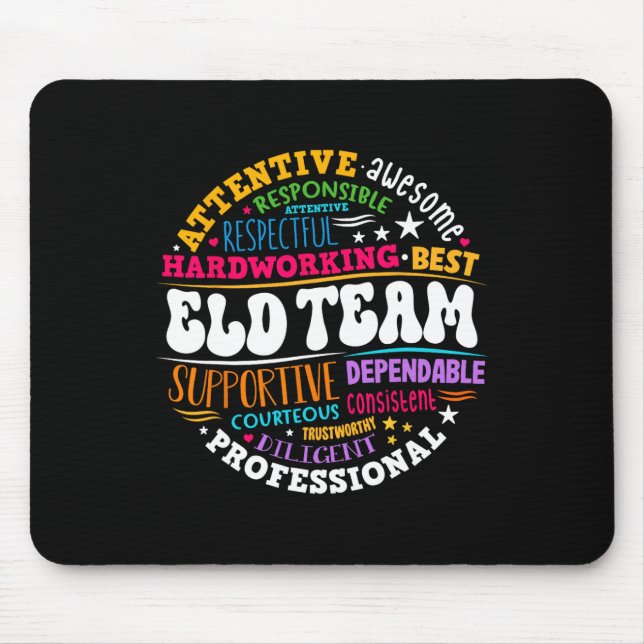 Mousepad Groovy Eld Team Crew English Language Development  (Frente)