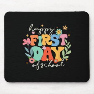 Mousepad Groovy Feliz Primeiro Dia Da Escola De Volta À Esc