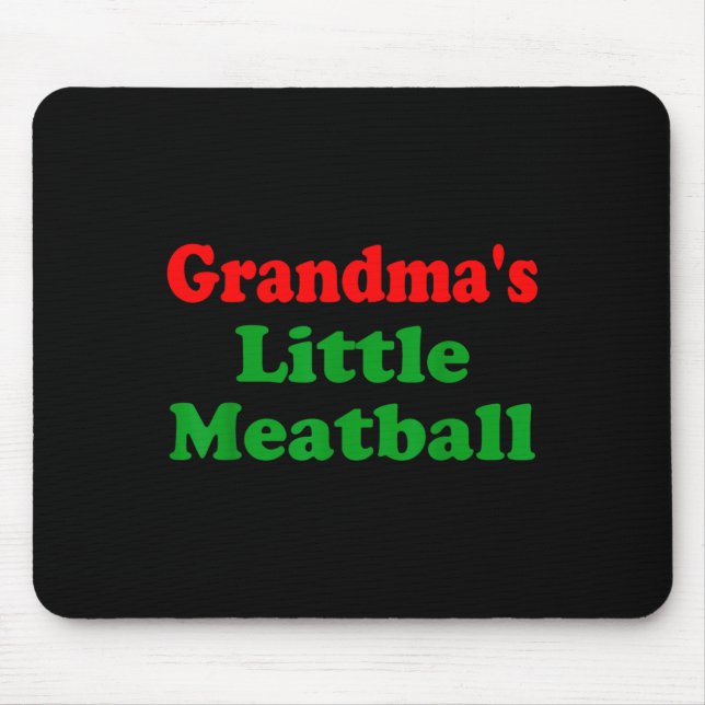 Mousepad Groovy Grandmas Little Meatball Funny Italian Fami (Frente)