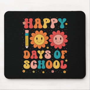 Mousepad Groovy Happy, 100 Dias De Professora Do 100º Dia