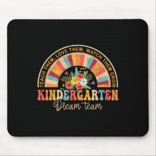 Mousepad Groovy Kindergarten Vibes Equipe De Volta Ao Teac