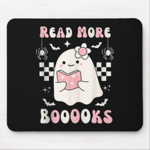 Mousepad Groovy Leia Mais Livros Ghost Boo Engraçado