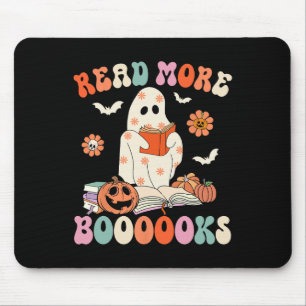 Mousepad Groovy Leia Mais Livros Ghost Boo Engraçado