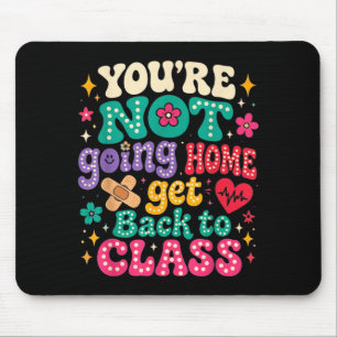 Mousepad Groovy não volte para a enfermeira da escola de au