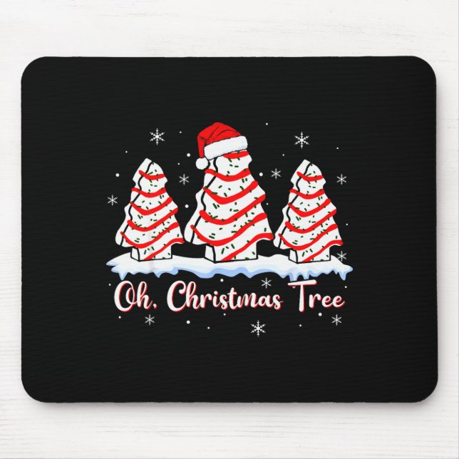 Mousepad Groovy Oh Christmas Tree Cakes Debbie Beckey Jen C (Frente)