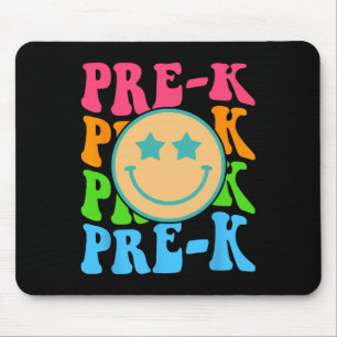 Mousepad Groovy Pre-K Vibes Enfrenta Professores Retro Cria