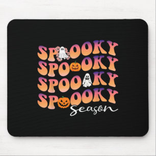 Mousepad Groovy Spooky Season Pumpkin fofo Halloween