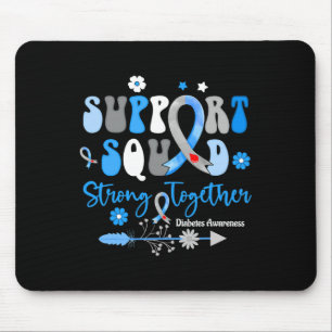 Mousepad Groovy Support Squad Ribbon T1d Sensibilização par