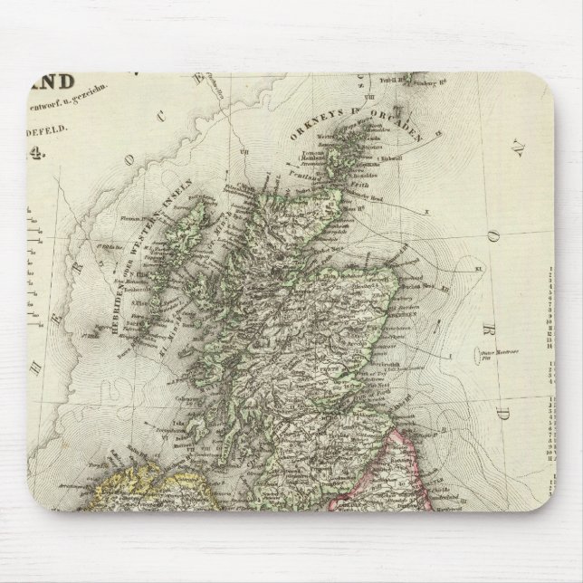 Mousepad Grossbritannien, Irlanda (Frente)