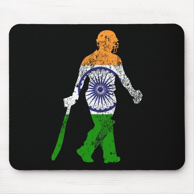 Mousepad Grosso da Bandeira da Índia da Equipe de Críquete  (Frente)