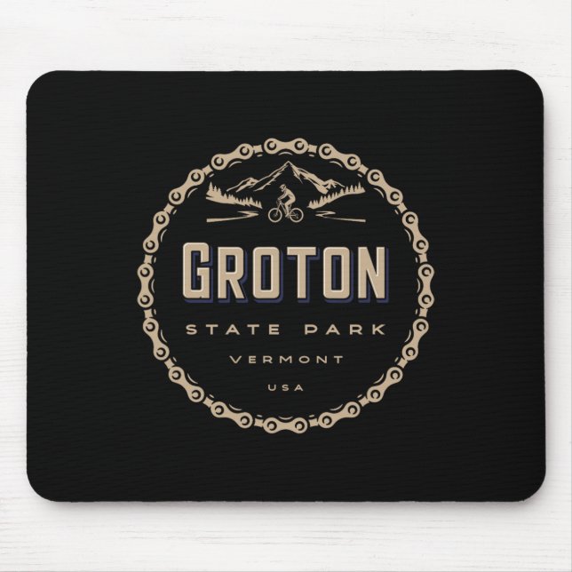 Mousepad Groton State Forest Vermont Mountain Bike Biking  (Frente)