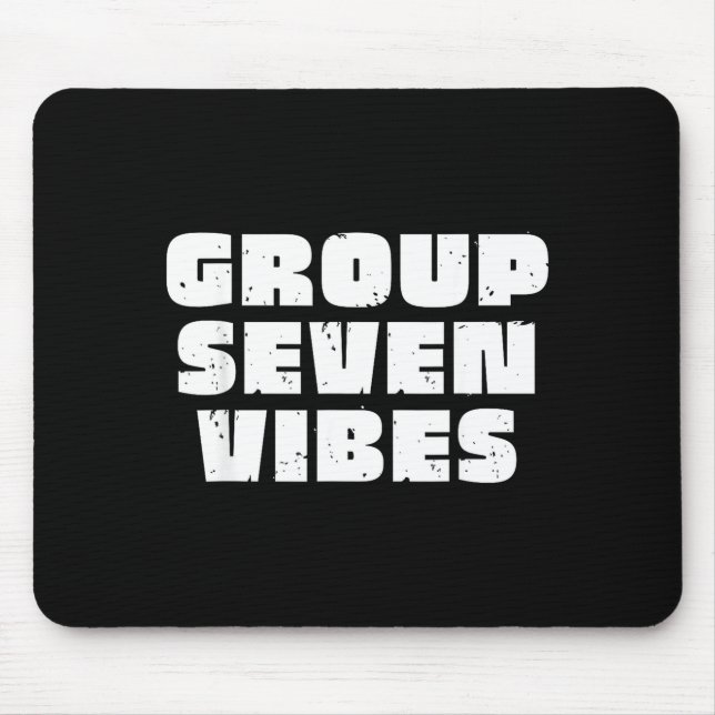 Mousepad Group 7 Seven Vibes Elite Members  (Frente)