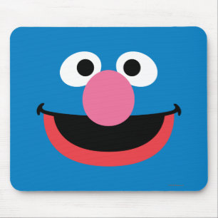 Mousepad Grover Face Art