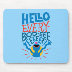 Mousepad Grover Hello