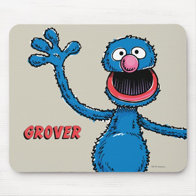 Mousepad Grover Vintage (Frente)
