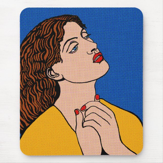 Mousepad Grrl de Pop Pré-Raph (Frente)