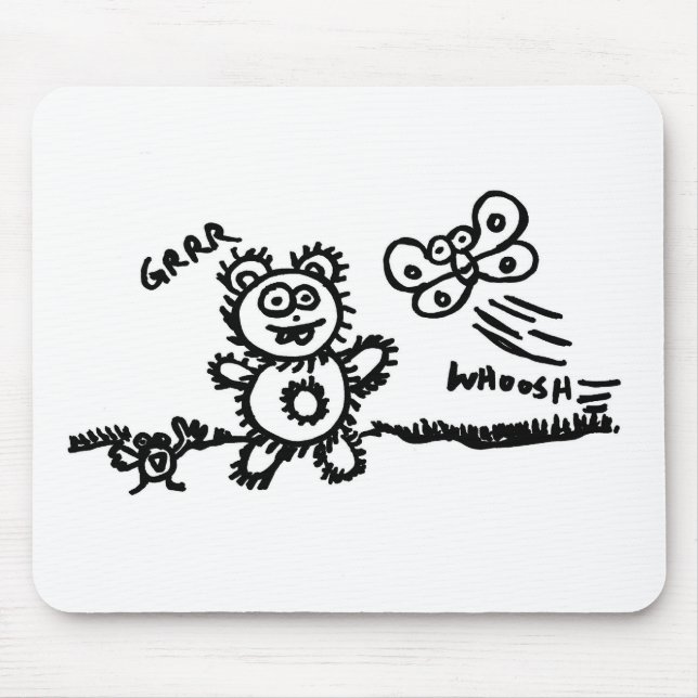 Mousepad Grrr. Whoosh. (Frente)