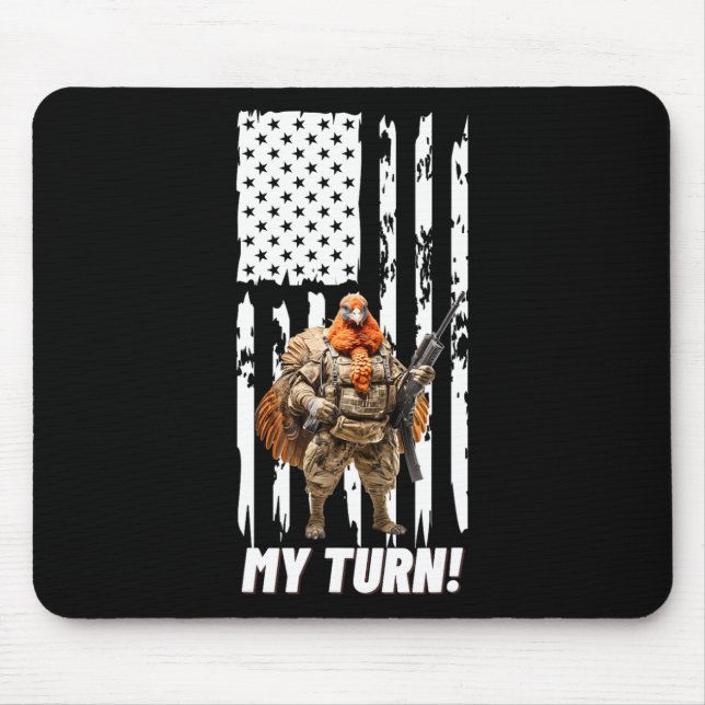Mousepad Gru Gru Minha Vez Divertida Bandeira Dos EUA  (Frente)