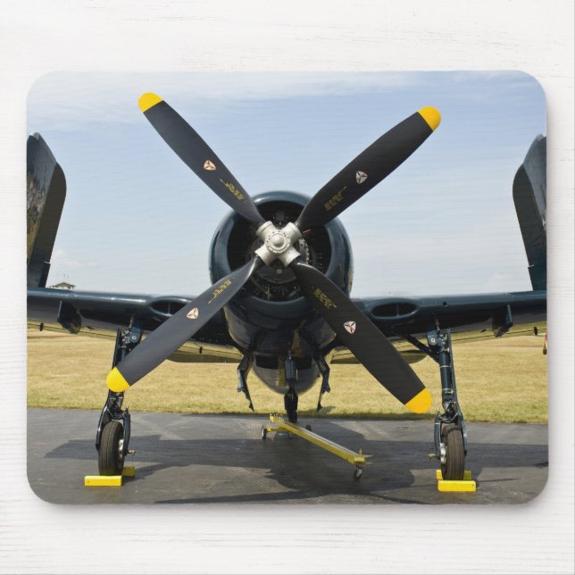 Mousepad Grumman F8F Bearcat caça embarcado da Marinha em (Frente)