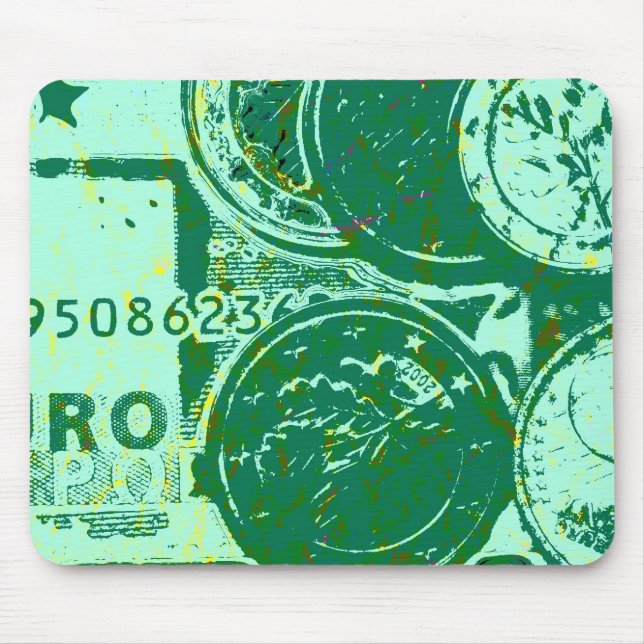Mousepad Grünes Geld (Frente)