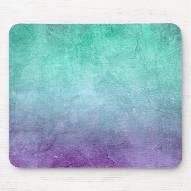 Mousepad Grunge Colors - Teal & Purple (Frente)