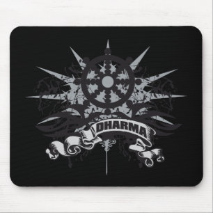 Mousepad Grunge da roda de Dharma