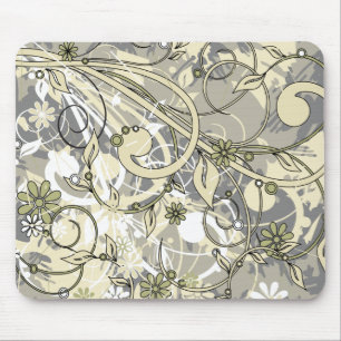 Mousepad grunge floral