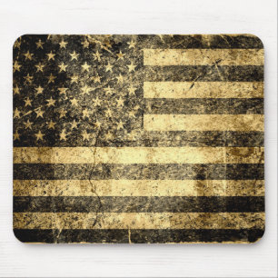Mousepad Grunge velho 2 da bandeira americana