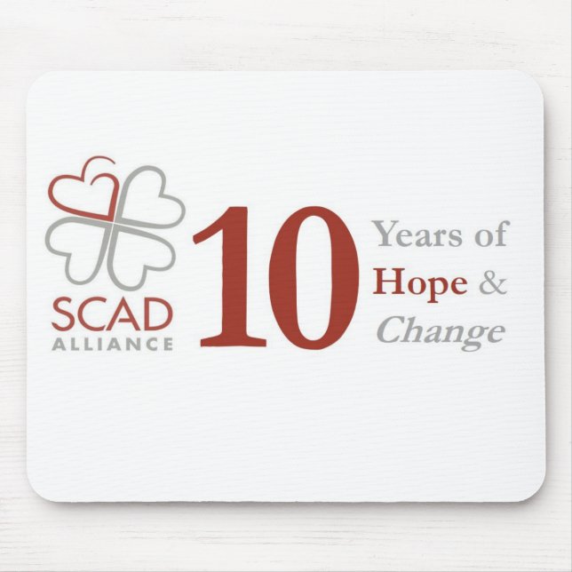 Mousepad Grupo de Aliança SCAD (Aliança SCAD) de 10 anos (Frente)