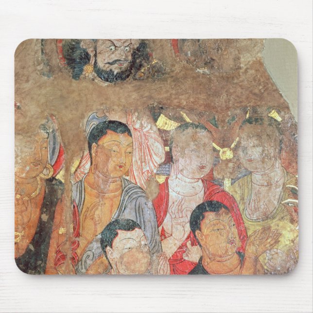 Mousepad Grupo de monges e de Buddha (Frente)