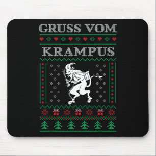 Mousepad Gruss Vom Krampus Gótico Suéter de Natal Feio Kram