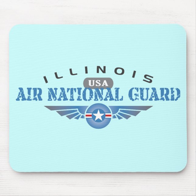 Mousepad Guarda nacional do ar de Illinois - EUA (Frente)