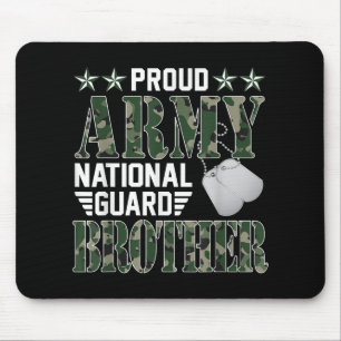 Mousepad Guarda Nacional Irmão do Exército Orgulhoso Famíli