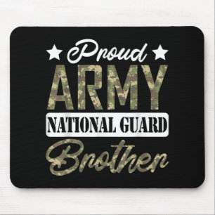 Mousepad Guarda Nacional Irmão do Exército Orgulhoso Famíli