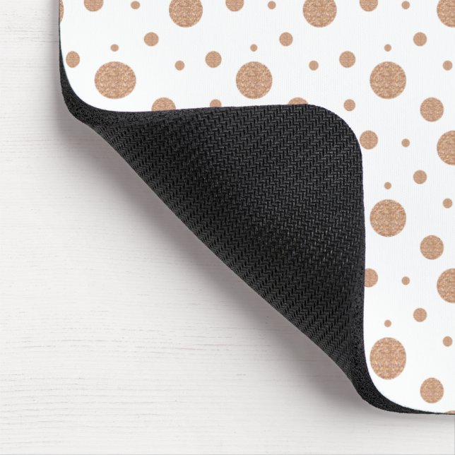Mousepad Guardanapos bolinhas Dourados (Canto)