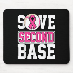 Mousepad Guardar Cancer de Leitura do Jogador de Basebol Ba