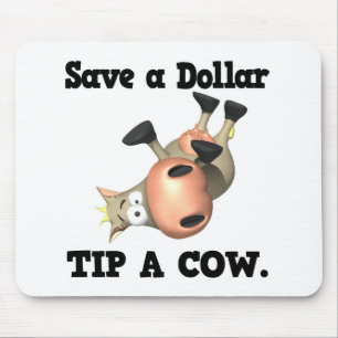 Mousepad Guardar uma Dica numa Vaca